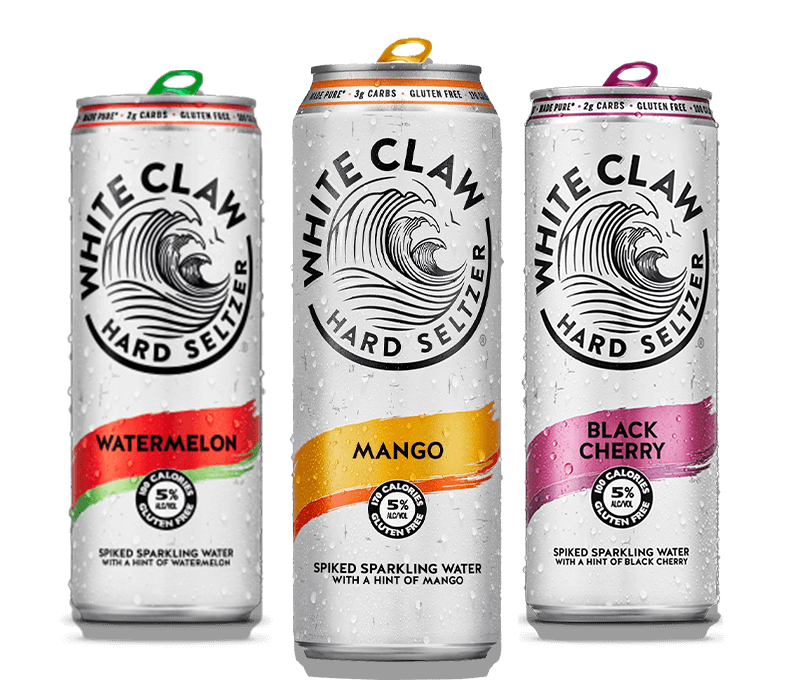 white claw hard seltzers